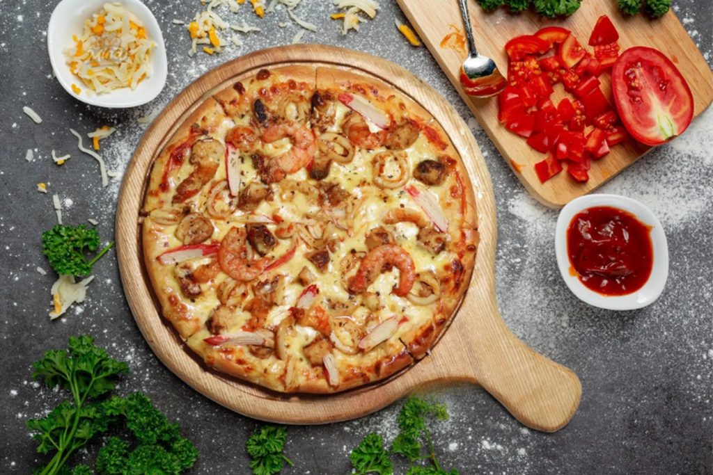 pizza hải sản