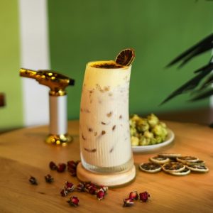 Hồng trà sữa nướng